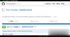 qutebrowser网页浏览器新版本V1.7.0发布