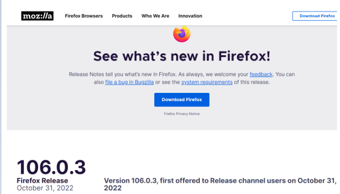 火狐浏览器 Firefox 106.0.3发布