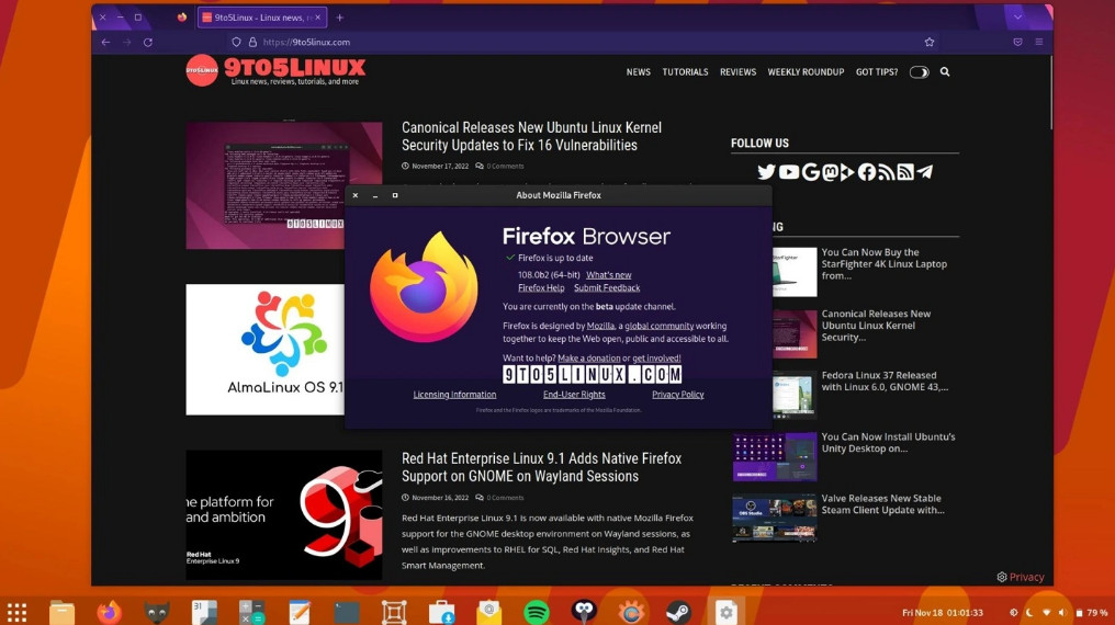 火狐浏览器 Firefox 108 公测